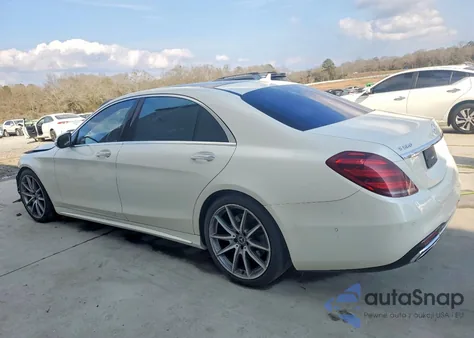 2018 Mercedes-Benz S 560 из США, поврежденный, VIN WDDUG8DB6JA416417